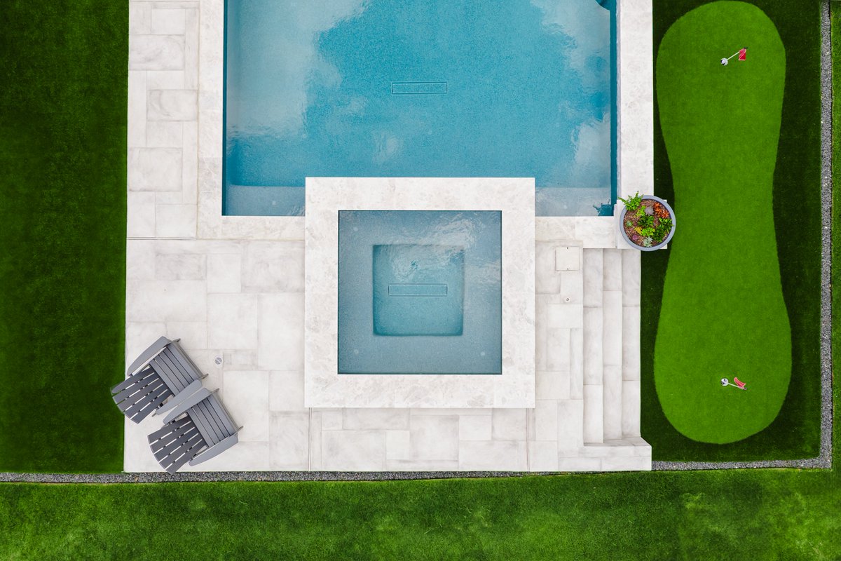 PlatinumPools's tweet image. Keep your pool sparkling clean with an in-floor cleaning system.  

#spalife #infloorcleaning #poolmaintenance #backyardgoals #modernpool