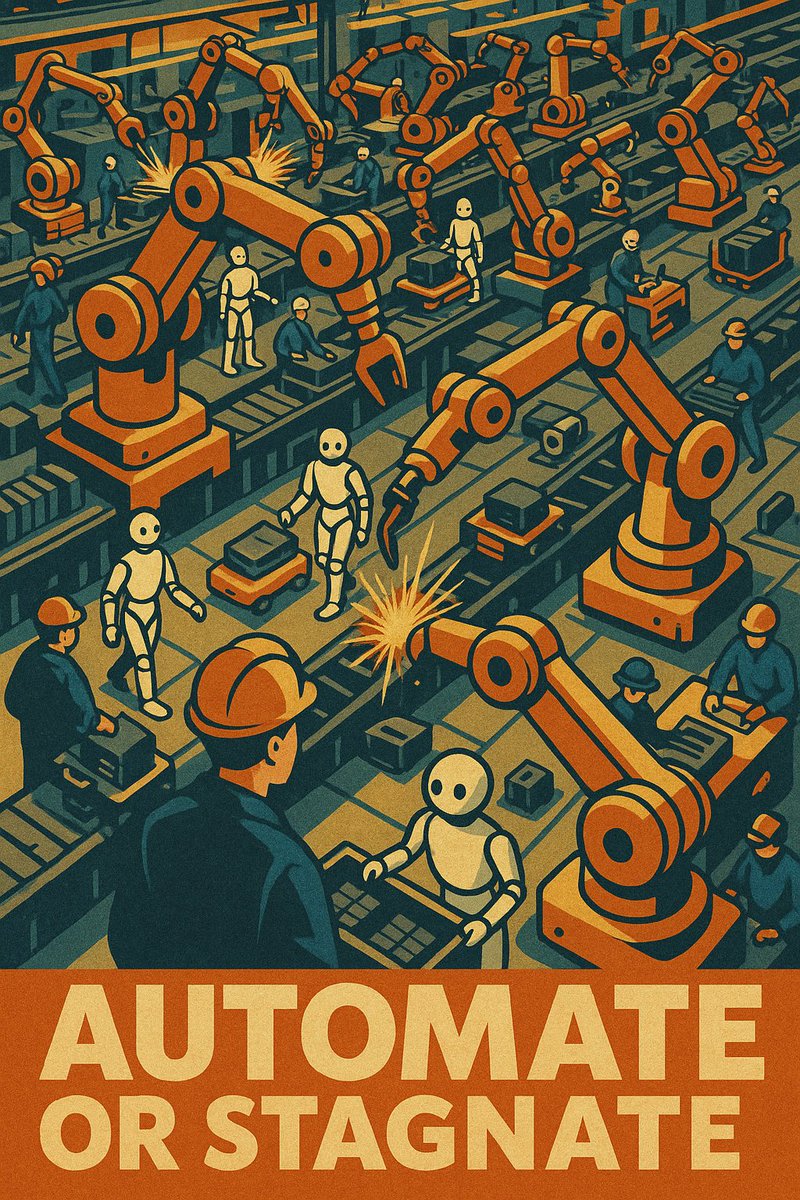 Why America Must Automate or Stagnate

I spent part of my childhood in China, and later, part of my career working to build factories there. Coming out of this Labor Day weekend, I’ve been reflecting on two things.

First: China’s industrialization and market reforms from the