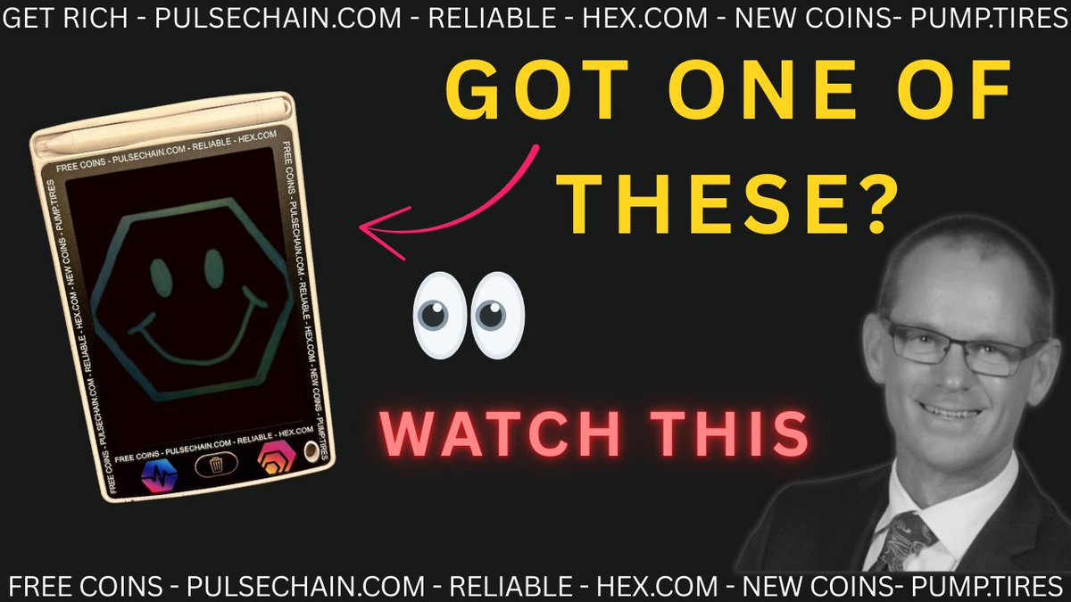 The Prairie Banana 🍌 (@prairiebanana) on Twitter photo 🚀 I'll be going live on YT regularly with one goal: intercepting device recipients & helping them onboard to #PulseChain.
It could be an absolute home run and that’s exactly how I’m approaching it.
Thanks <a href="/RichardHeartWin/">Richard Heart</a> for setting the pace.
Link 👇
#HEX #PLSX 🚀 I'll be going live on YT regularly with one goal: intercepting device recipients & helping them onboard to #PulseChain.
It could be an absolute home run and that’s exactly how I’m approaching it.
Thanks <a href="/RichardHeartWin/">Richard Heart</a> for setting the pace.
Link 👇
#HEX #PLSX