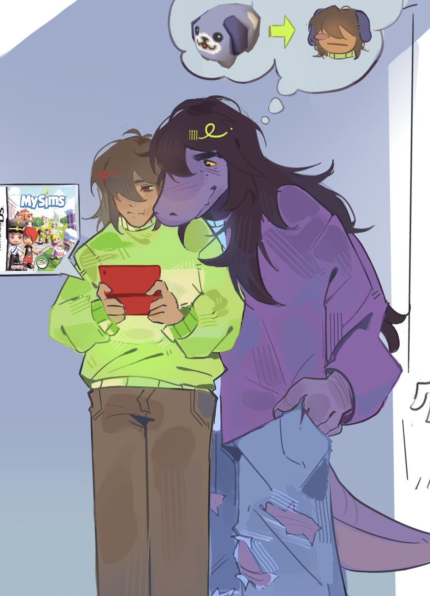 crying on the floor #deltarune #krusie