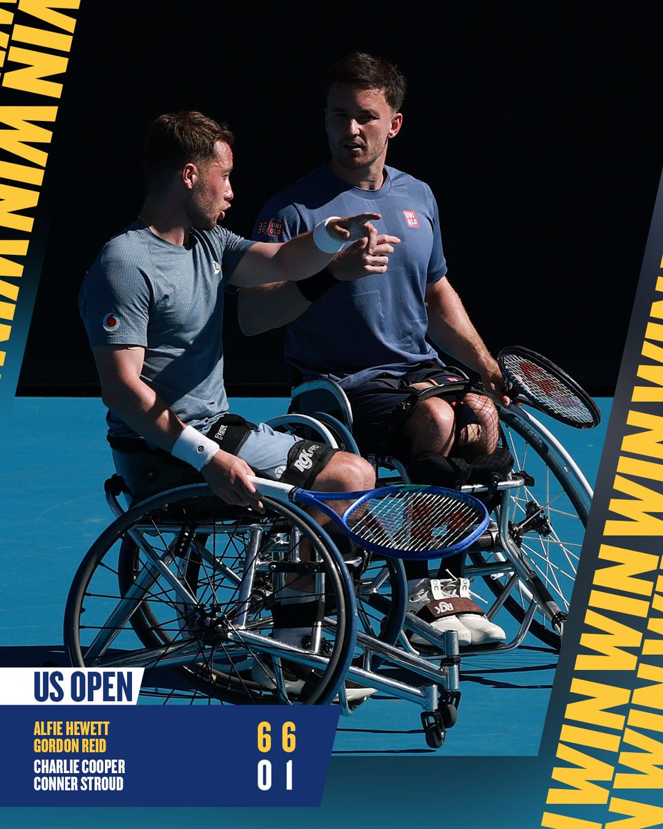LTA (@the_lta) on Twitter photo 😮💨 <a href="/alfiehewett6/">Alfie Hewett</a> & <a href="/GordonReid91/">Gordon Reid</a> storm through to the semi-finals at the <a href="/usopen/">US Open Tennis</a>
#BackTheBrits 🇬🇧 | #USOpen 😮💨 <a href="/alfiehewett6/">Alfie Hewett</a> & <a href="/GordonReid91/">Gordon Reid</a> storm through to the semi-finals at the <a href="/usopen/">US Open Tennis</a>
#BackTheBrits 🇬🇧 | #USOpen