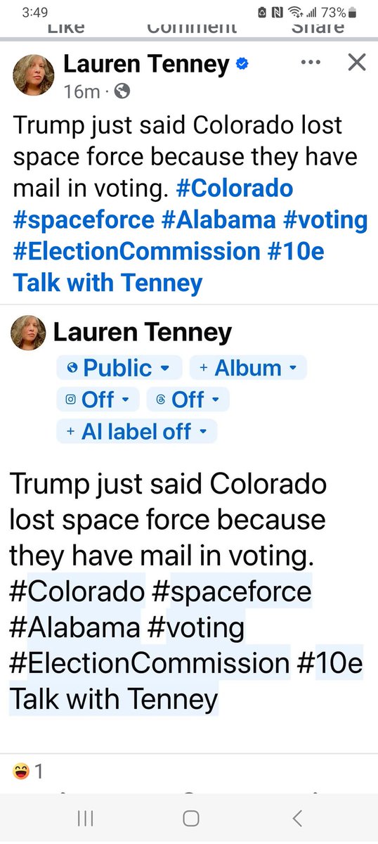kyblueblood's tweet image. #mailinvoting 
#spaceforce