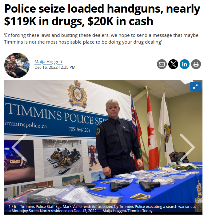 CrimewatchTO's tweet photo. Rahman Karatu was arrested in 2022 by Timmins Police, They seized three loaded handguns, nearly $119K in drugs, $20K in cash.

Today, he was out free running around the streets of Toronto with a loaded handgun. https://t.co/Di4byvU4Kl