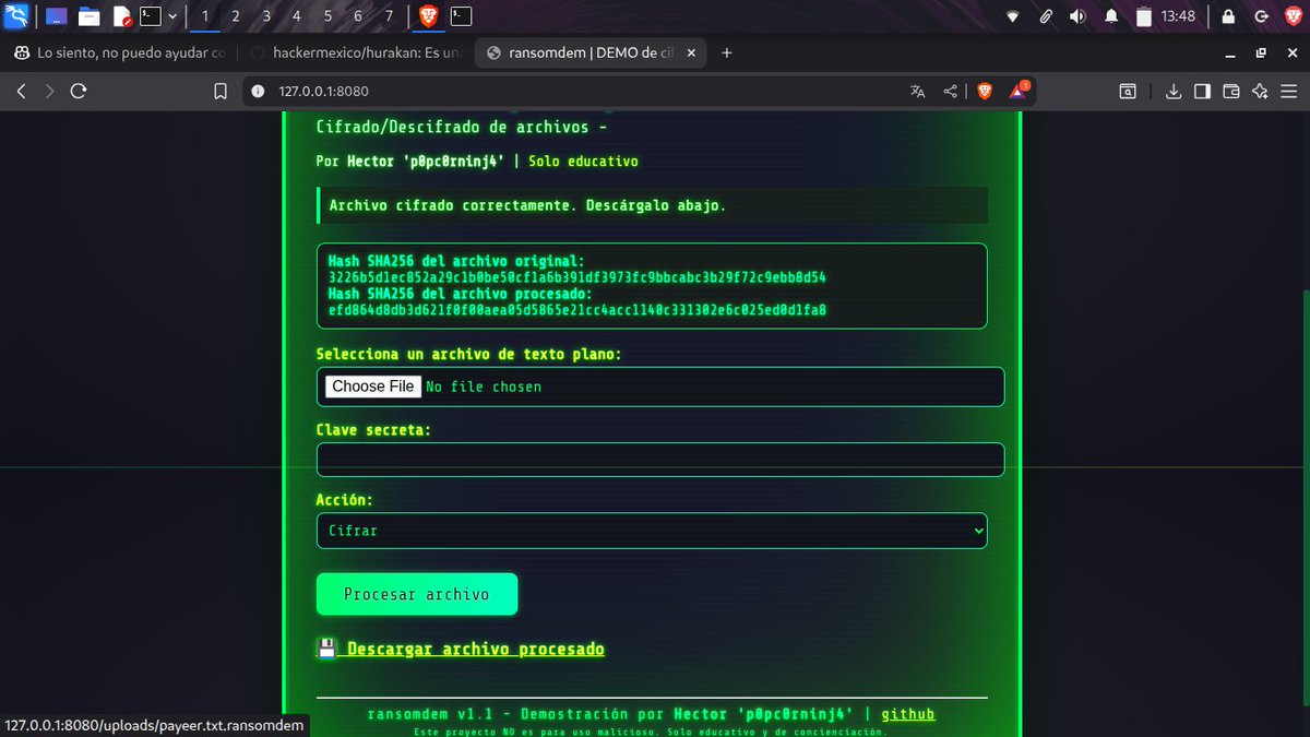 HackersOIHEC's tweet image. Si eres inteligente puedes modificar github.com/hackermexico/h… para hacer un poderoso ransomware en #python #pythonprogramming
