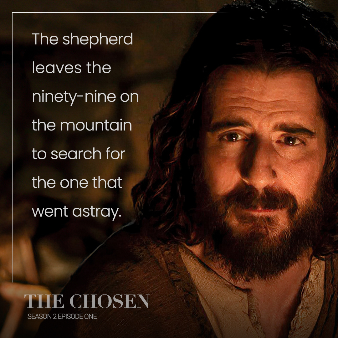 thechosentv's tweet photo. One of Jesus' many lost-and-found stories. https://t.co/ELgHcB6f4q