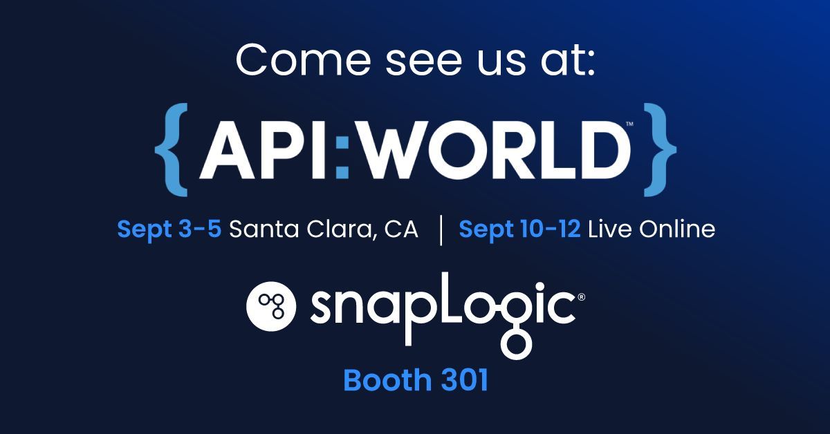 SnapLogic's tweet image. API World kicks off tomorrow! See how SnapLogic connects AI agents to your data to unlock automation, insights & innovation.
Catch Kams Narayan Thurs 10 AM PT on the Expo Stage + visit us at Booth 301 for live demos.
#APIWorld #AIAgents
