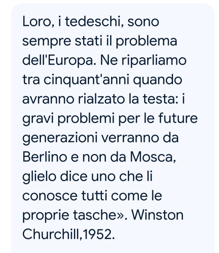 alvise barsanti ๐๐ค๐ (@gattotattoo) on Twitter photo <a href="/borghi_claudio/">Claudio Borghi A.</a> Questo รจ un pericoloso pazzoide
La Germania sarร nuovamente il problema dโEuropa <a href="/borghi_claudio/">Claudio Borghi A.</a> Questo รจ un pericoloso pazzoide
La Germania sarร nuovamente il problema dโEuropa