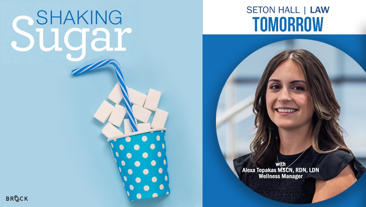 BrockEatHealthy's tweet image. Our Wellness Manager, Alexa Topakas, MSCN, RDN, LDN will be on campus @SetonHallLaw tomorrow talking sugar! Learn how hidden sugars sneak into everyday foods &amp;amp; check #Nutrislice for smart choices. 

#BrockEatHealthy #HiddenSugar #SneakySugar