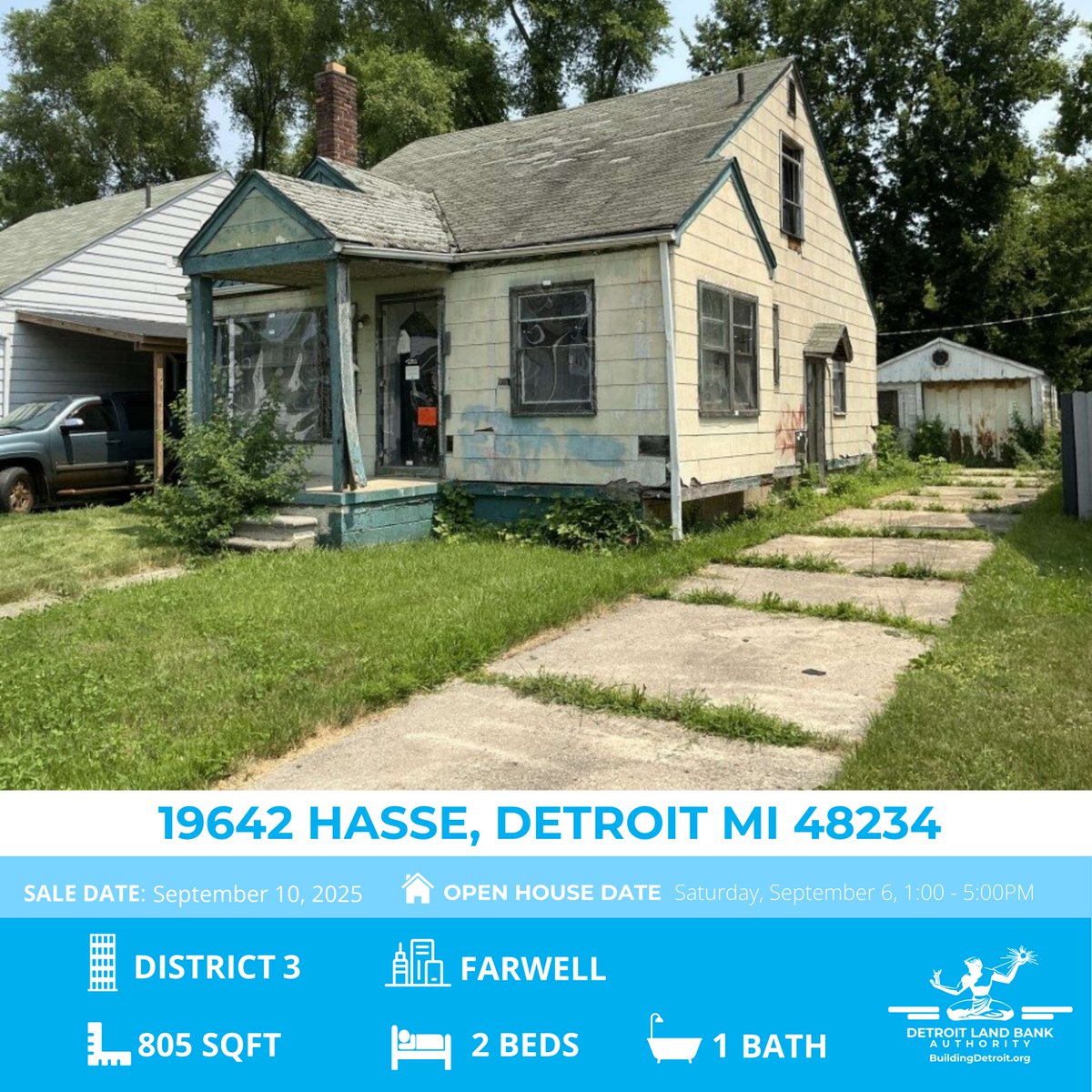 🏡✨ Looking for your next Detroit home? Join us for our Open Houses on Saturday, September 6 from 1–5 PM! Come walk through available properties, ask questions, and see what could be your next investment or dream home.

Start your journey at 👉 buildingdetroit.org