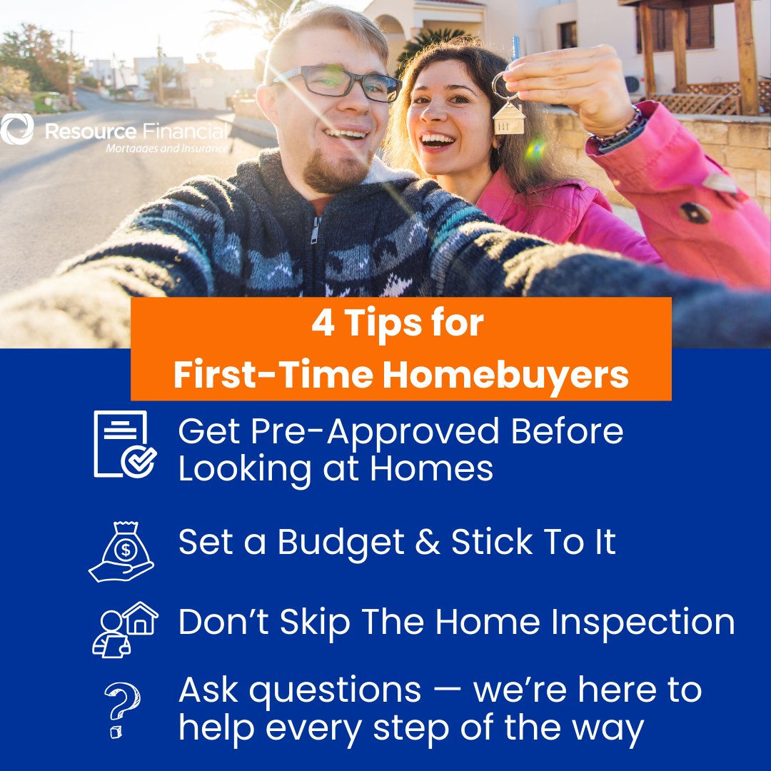 Buying your first home doesn’t have to feel overwhelming 🏡
✨ Here are 4 quick tips for first-time buyers:

Your dream home is closer than you think 💙
#RFSMortgage” #FirstTimeHomebuyer #HomeBuyingTips #DreamHomeGoals