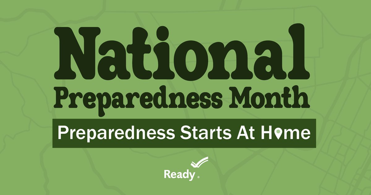 September is #NatlPrep Month and #PreparednessStartsAtHome! 🏠
✔️Learn how to start a conversation with info from <a href="/fema/">FEMA</a>: ready.gov
✔️Find #SeaGrant #coastal #preparedness resources: seagrant.noaa.gov/prepared

#SGSafetyFirst