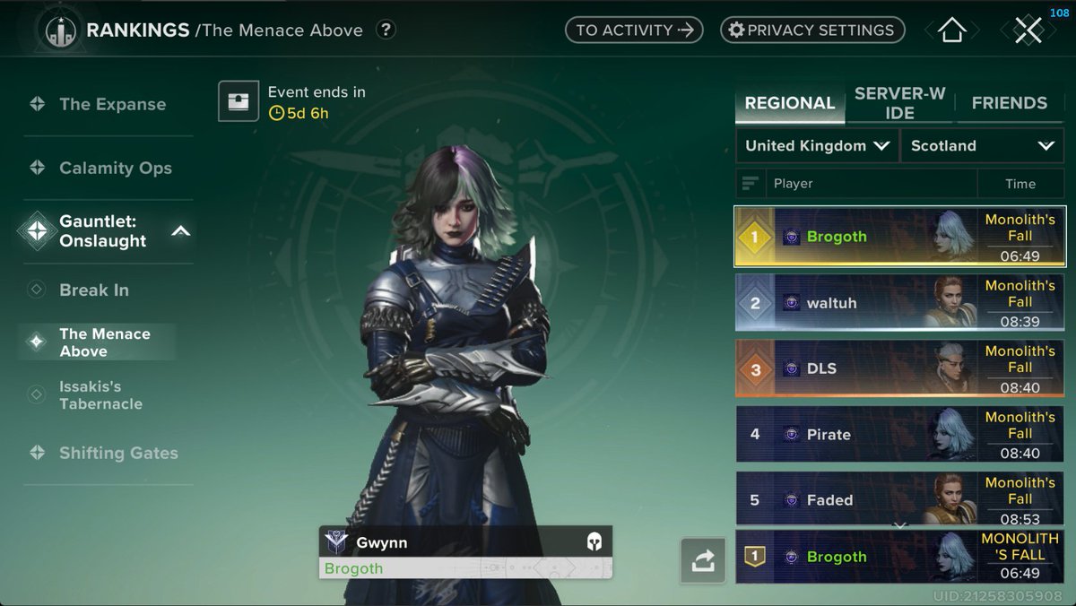 Brogoth_'s tweet image. King of Scotland #DestinyRising