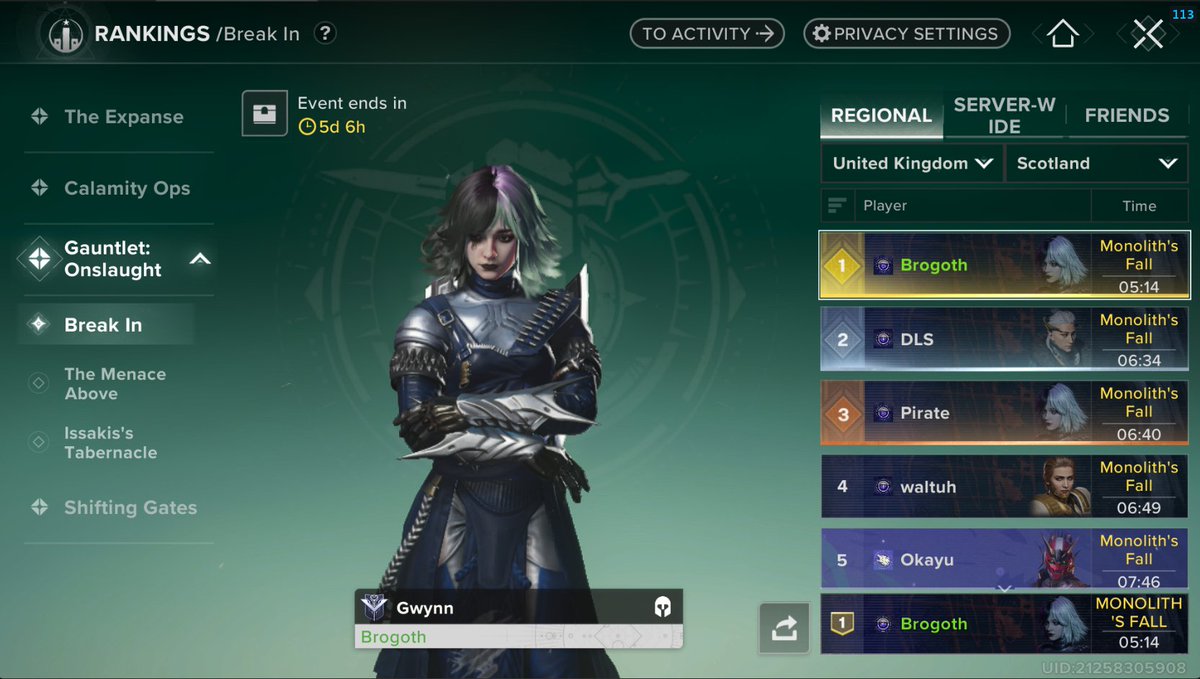 Brogoth_'s tweet image. King of Scotland #DestinyRising