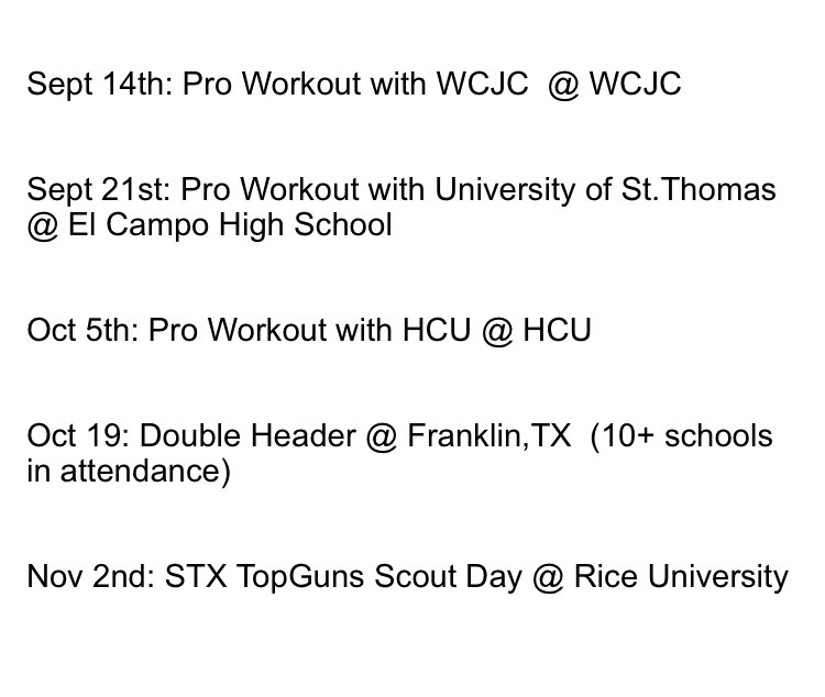Schedule for this Fall. Excited to compete!

<a href="/blanc_rick/">Rick Blanc</a> <a href="/BUncommitted/">Baseball_Uncommitted</a> <a href="/UncommittedStud/">Uncommitted Studs</a> <a href="/TopPreps/">TOP PREPS - SPORTS NEWS, INTERVIEWS, & GRAPHICS</a> <a href="/FiveToolTexas/">✭Five Tool Texas✭</a> <a href="/UncommittedUTR/">Under The Radar 𝕏</a> <a href="/3leftsbaseball/">3 LEFTS BASEBALL</a> <a href="/PremiereBBNews/">Premiere Baseball News</a> <a href="/PrepProspects_/">Prep Prospects</a> <a href="/Bsbclips/">Baseball clips</a> <a href="/CoachCoyBNCSA/">Coy Barnett</a> <a href="/CoachDCoop2/">Dylan Cooper</a> <a href="/Hq55Baseball/">HQ55 Baseball</a> <a href="/bcvikingbasebal/">Barstow Vikings Baseball</a> <a href="/jhseegs37/">Joe Seegers</a> <a href="/PB_Uncommitted/">Prep Baseball Uncommitted</a>