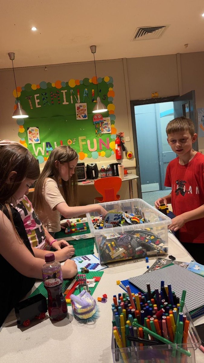 TerminalOneYC's tweet image. Lego and Loom Bands at Terminal One Junior Youth Club. 🥰😊