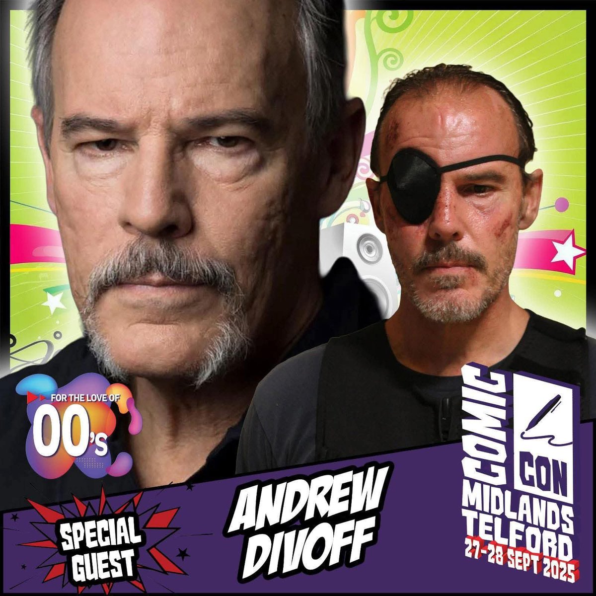 EuroConNet's tweet image. GUEST ANNOUNCEMENT

#ComicConMidlandsTelford #monopolyevents #AndrewDivoff 

27 - 28 September 2025
Telford, UK

comicconventionmidlands.co.uk