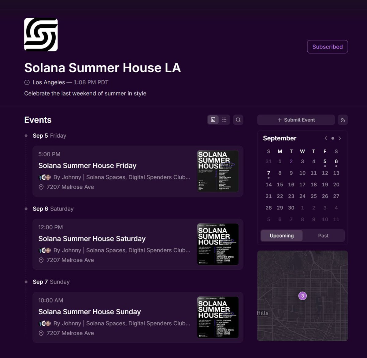 shillbillorg's tweet image. Who else is coming to Solana Summer House this weekend? 

Lock in!🔐