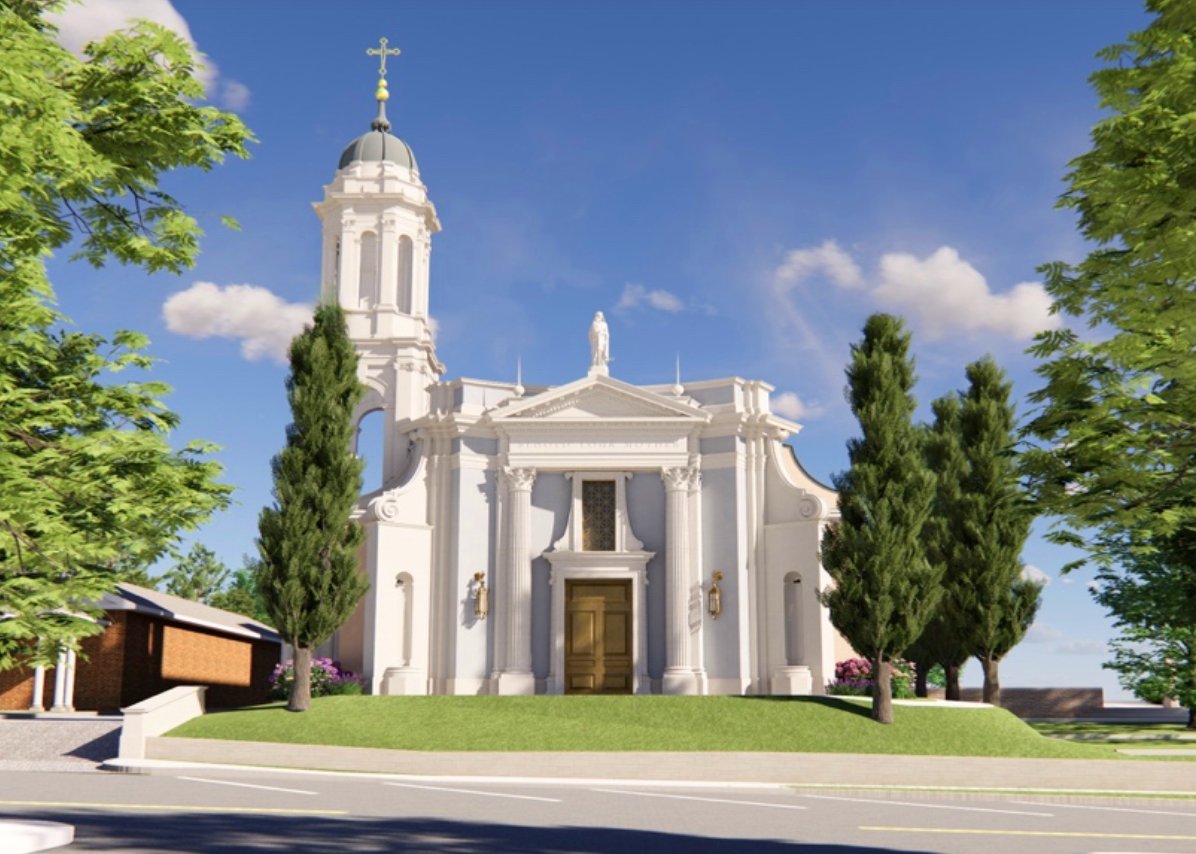 JDavisConst's tweet photo. Check out the construction progress in Western North Carolina at Our Lady of the Mountains. Implementing Traditional Baroque Style Architecture &amp; Old World Techniques + Finishes, the Catholic Church will be a sight to see in Highlands. 
https://t.co/sIRwWeaI4s

📸 Nate McClintock https://t.co/dpwTglq9sr
