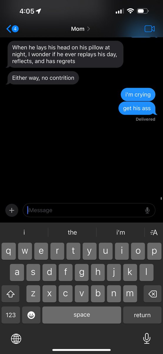 if youve ever wronged me just know my mom will not forgive you NOR forget!!!