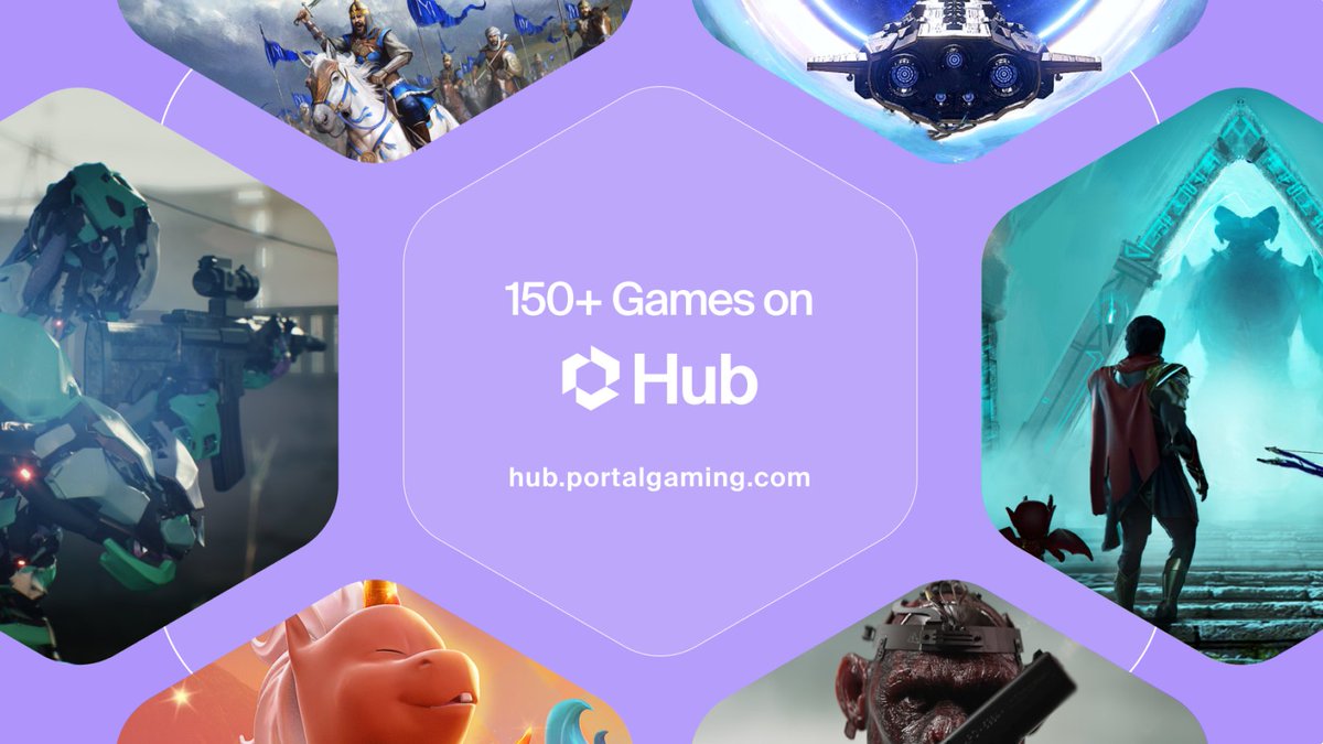Discover 150+ Web3 games across every genre and chain on Portal Hub 🎮🌀

The easiest way to explore the best of onchain gaming, all in one place 👉 hub.portalgaming.com