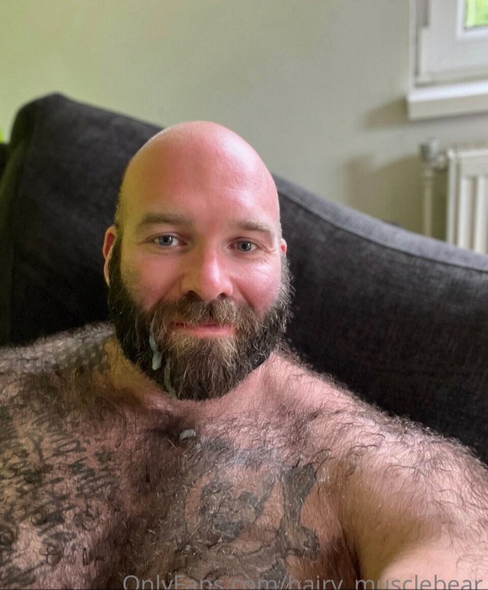 Gschiel Gerald The Human Bear hairy musclebear stares you down