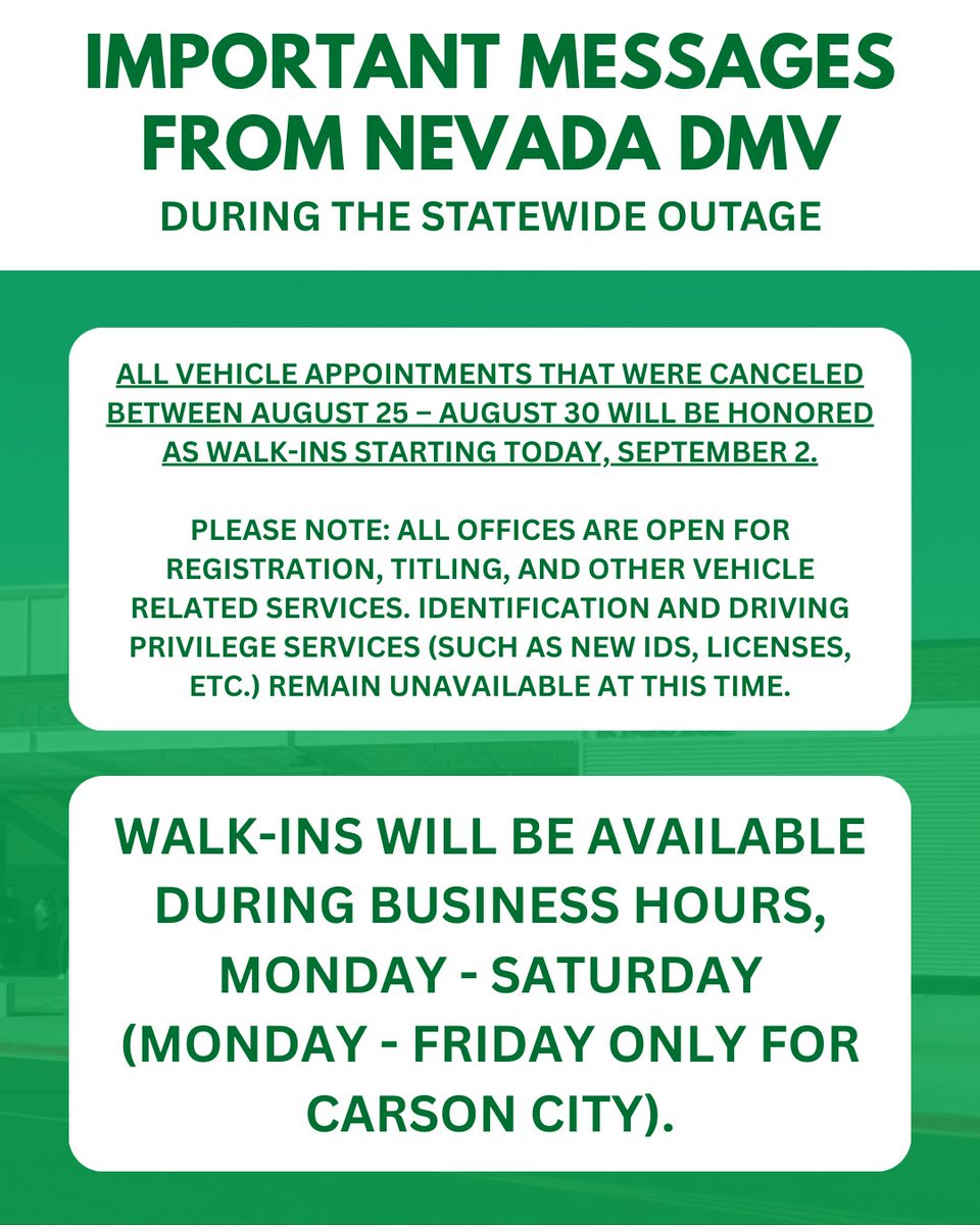Nevada DMV tweet media
