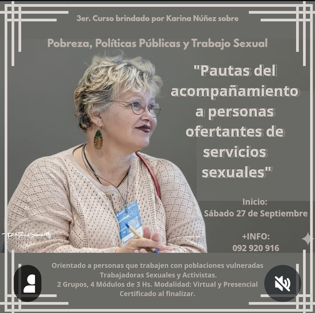 la proxeneta uruguaya enseña como ser puta
Va a enseñar como tolerar violaciones anales bucales y vaginales? va a enseñar adormecerse anesteciarse para sobrevivir en este campo de concentracion llamado prostitucion?
La prostitucion no es trabajo es violencia