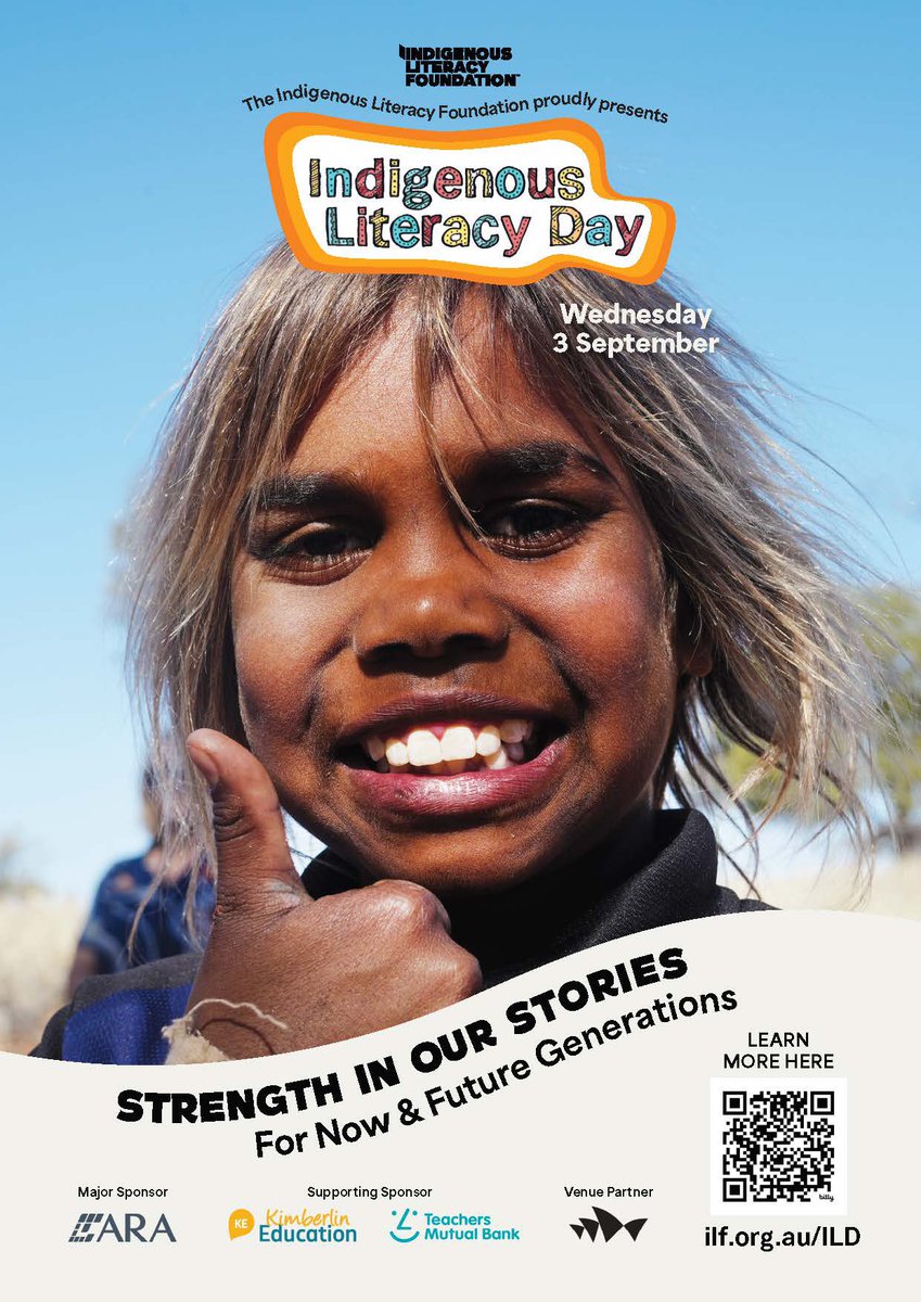 Today is Indigenous Literacy Day - 3 September! The <a href="/IndigenousLF/">Indigenous Literacy Foundation</a> celebrates the continuation &amp; advancement of Aboriginal &amp;/or Torres Strait Islander cultures &amp; languages. This year's theme is Strength In Our Stories: For Now &amp; Future Generations. indigenousliteracyfoundation.org.au/ILD