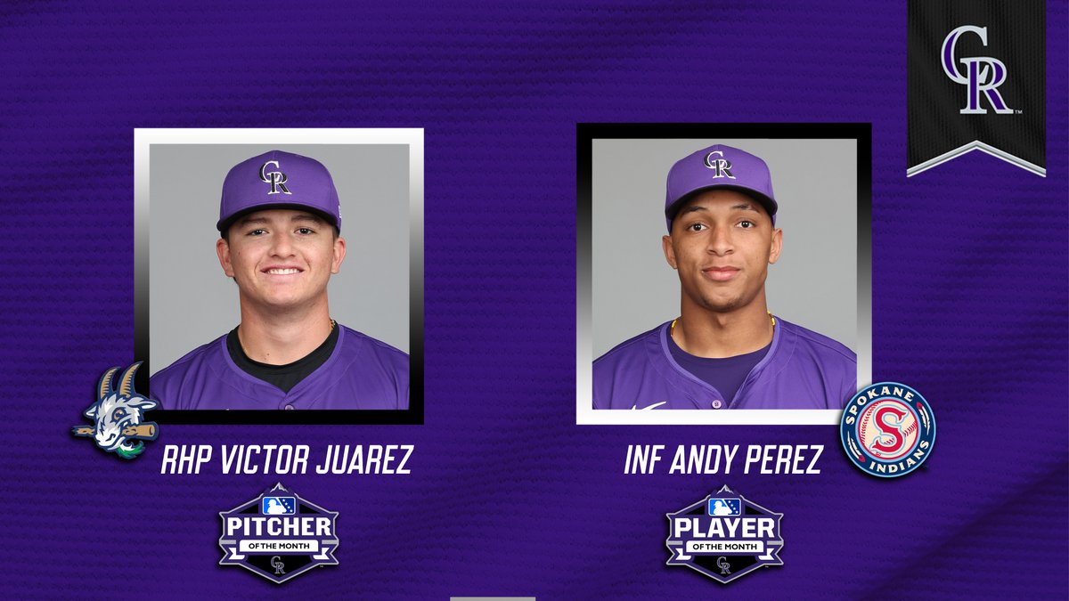 RHP Victor Juarez has been named the Rockies Organization Pitcher of the Month for August … the 22-year-old went 1-0 with a 1.17 ERA (15.1 IP, 2 ER), one walk and 15 strikeouts in eight games for Double-A Hartford … posted a 0.72 WHIP while holding opponents to a .185 average