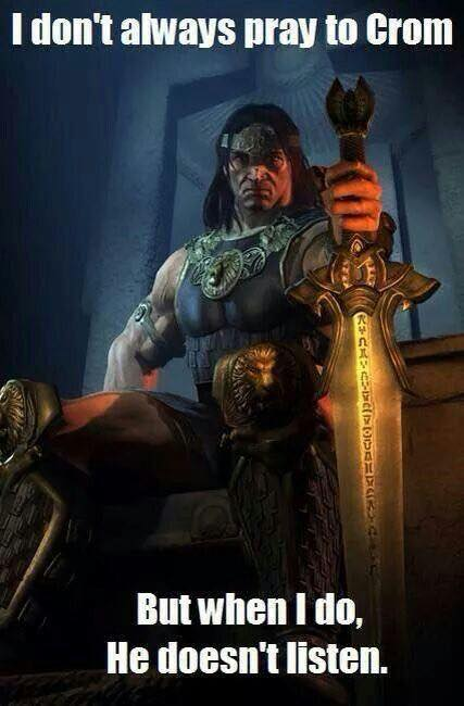 fabiaschi's tweet photo. Crom doesn't care about your paltry conflicts! https://t.co/R51XhpDsqm