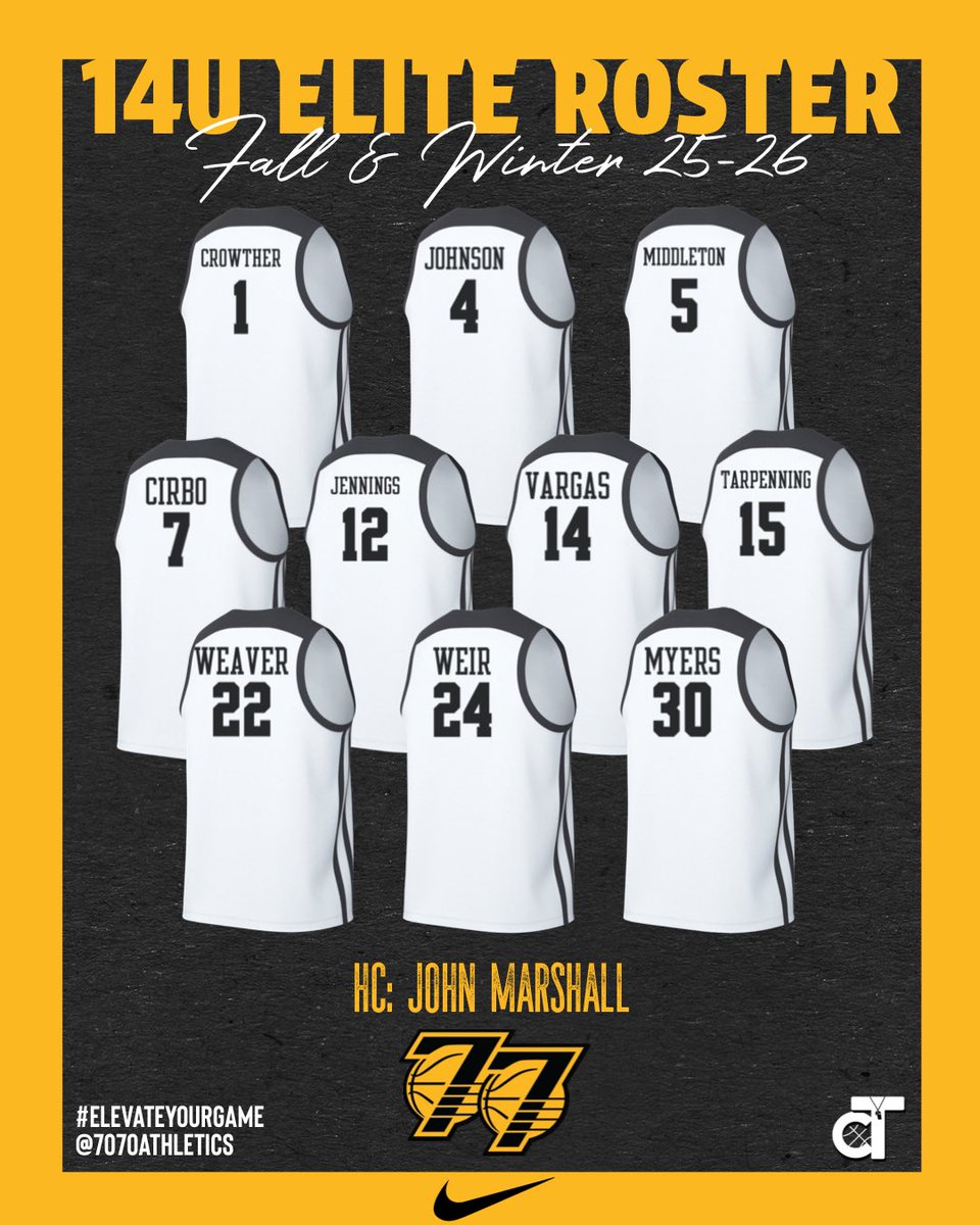 7070Athletics's tweet image. Our Fall &amp;amp; Winter Middle School Teams are Set‼️

#ElevateYourGame | #WeComin | #LoyalToTheSprings