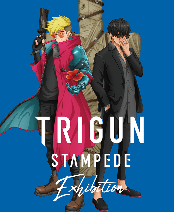 save_complete's tweet photo. a few shots from our more personal photoshoot at otakon! recreation of some of the latest posters for trigun stampede. https://t.co/uKaiwngU3f