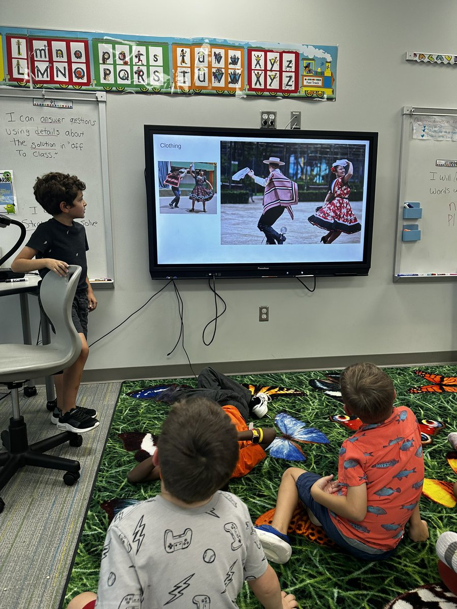 Today we shared all about our cultures!