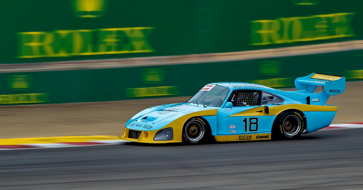 EB_Bob's tweet image. Some favorites from 2025 Rolex Monterey Motorsport Reunion; 

Porsche 935 JLP-3 (1981) (@McLarenF1 boss Zak Brown driving)
Vanwall Formula 1 VW5/1 (1958)
Ferrari 312-T2 026 (1976)
 #RMMR #LagunaSeca