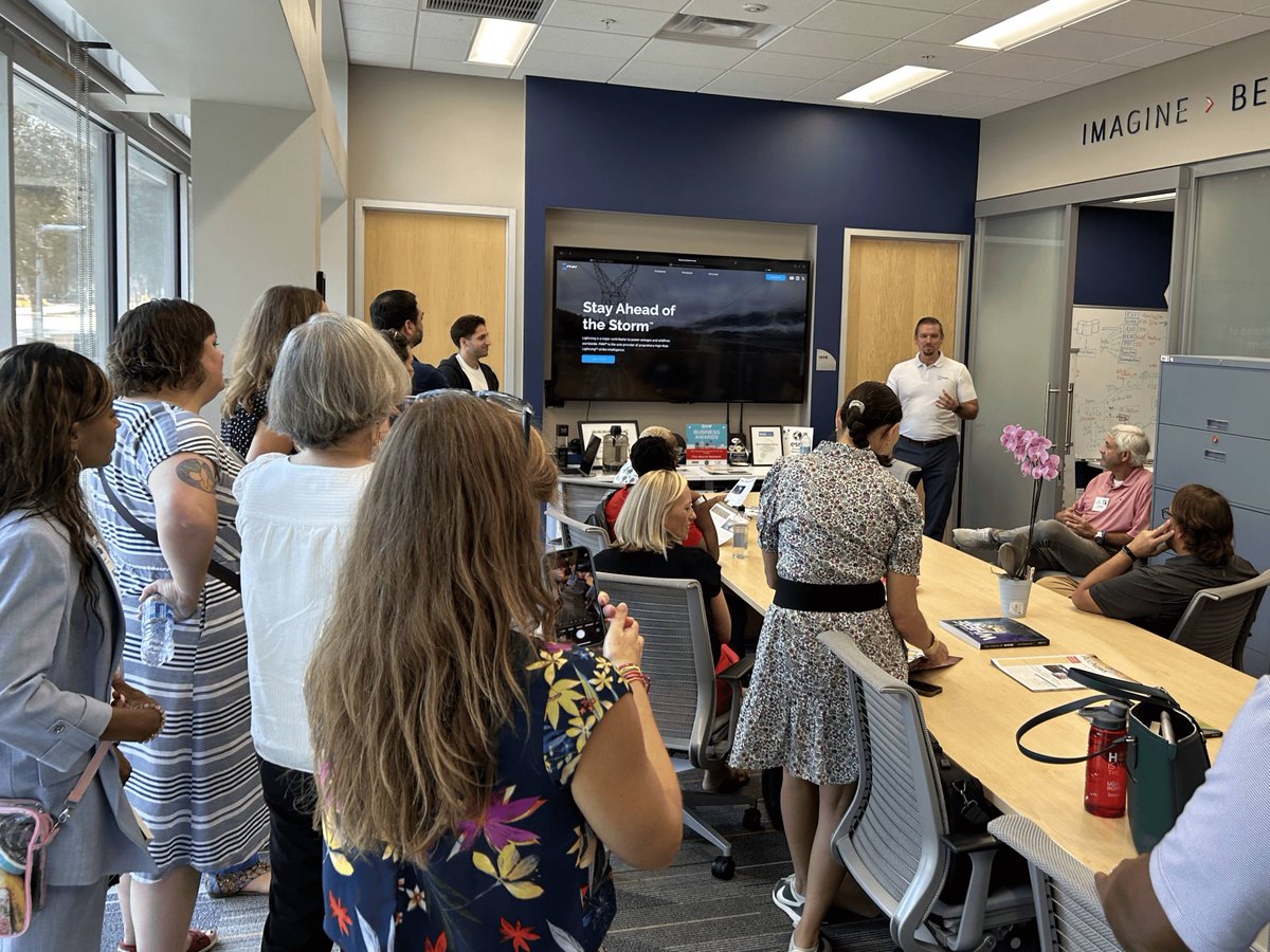 UFAccelerate's tweet image. Last Thursday, the Athens Chamber visited our #HubSweetHome for a focused session on innovation at @uflorida. 

The group heard from Jim O&apos;Connell and Elliott Welker about the university&apos;s role in supporting research, startups, and entrepreneurship.

#Entrepreneur #Startup