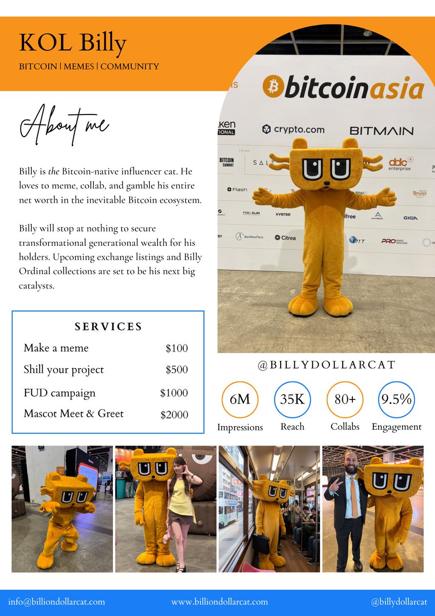 This account is now open for sponsored memes, paid shills, and fud campaigns!

All payments go straight to $BILLY liquidity pools 💦

Please make your requests below 👇