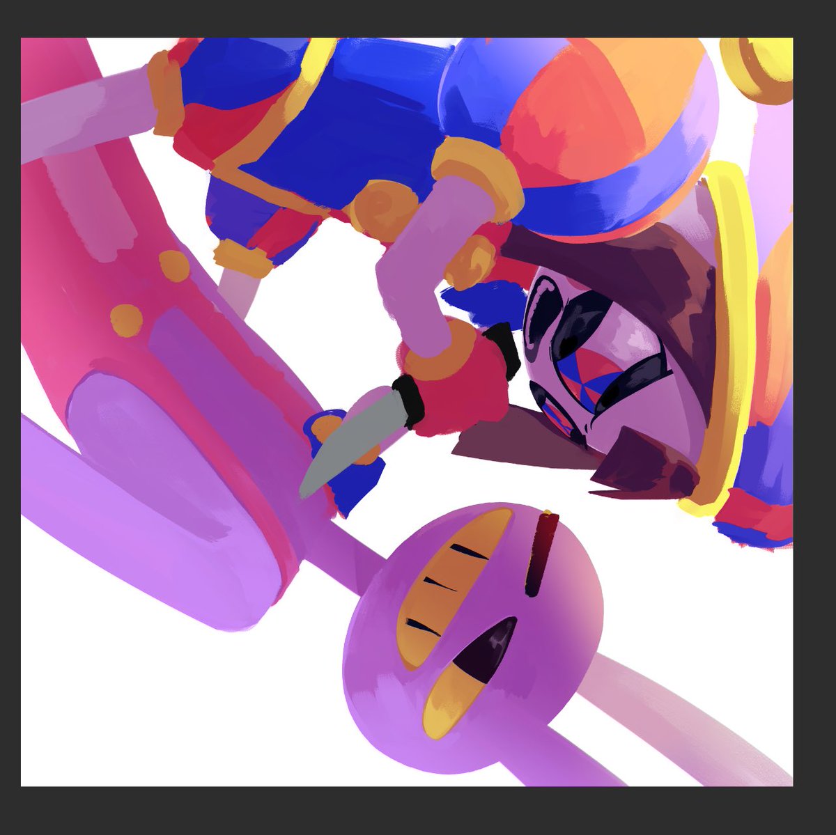 first I tried drawing bubble-cushion but I changed lmao