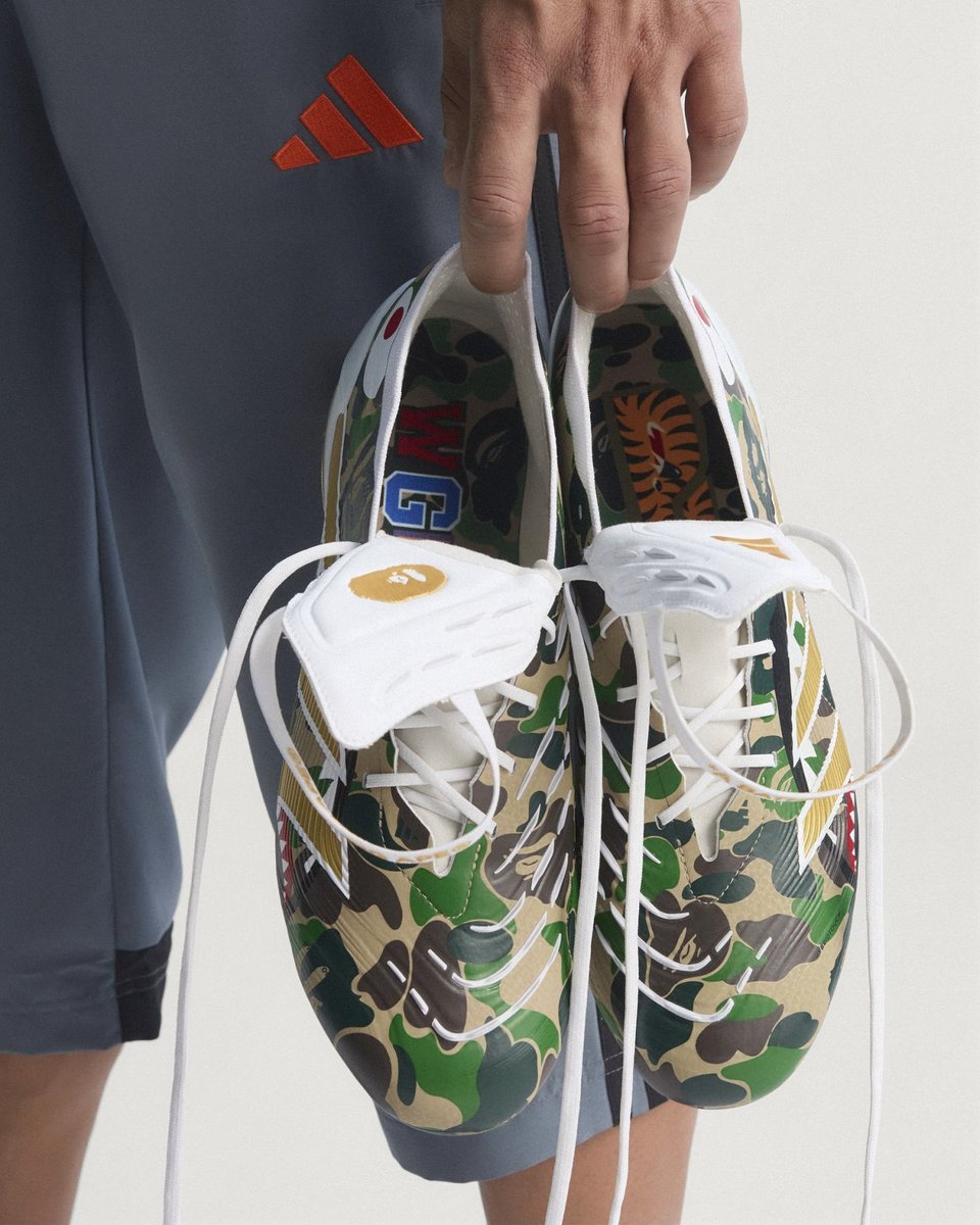 The BAPE x adidas Predator 25 cleat drops September 16 for $240
