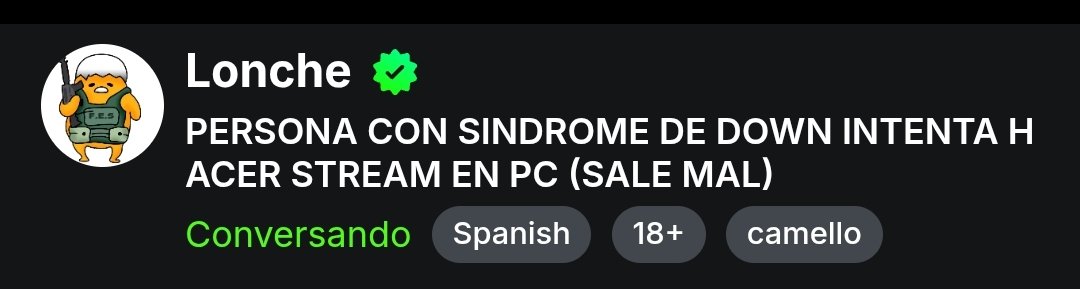 XCarlosM77's tweet photo. Hace unos días vi que Carlos estaba regañando a Lonche por los títulos de los streams 
Yo la verdad no les vi nada de malo
Los títulos en cuestión: https://t.co/j14Elor9kZ