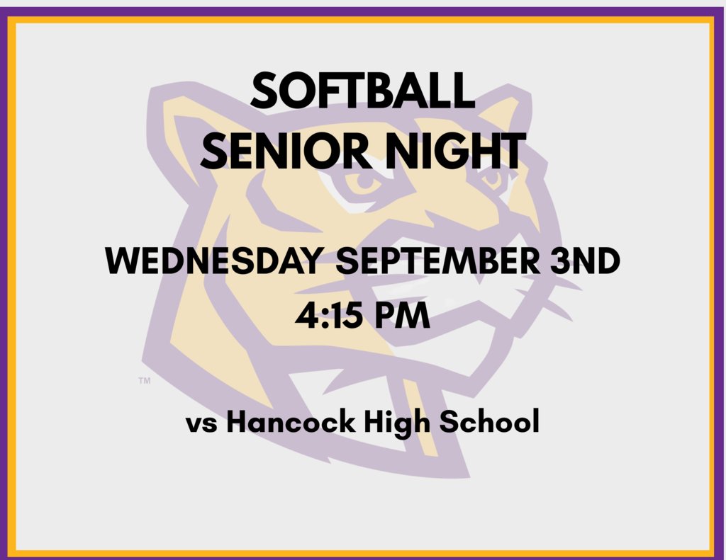 CONGRATS SENIORS!!!  Let's get out and celebrate our senior softball players.