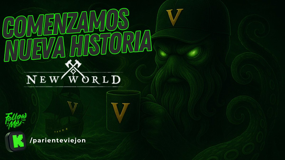 10PM 🇲🇽
Hoy te muestro algo que no todos podrán ver…
Un viaje al New World donde solo los fuertes siguen.
👉 kick.com/parienteviejon
“La leyenda apenas comienza ⚡🐙”
#GamingLatam #KickStreamers #NewWorldGame #Momentazo #StreamerLatam #ViralGaming
