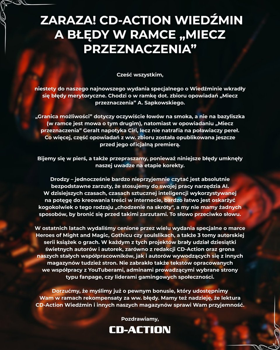 Magazyn CD-Action tweet media