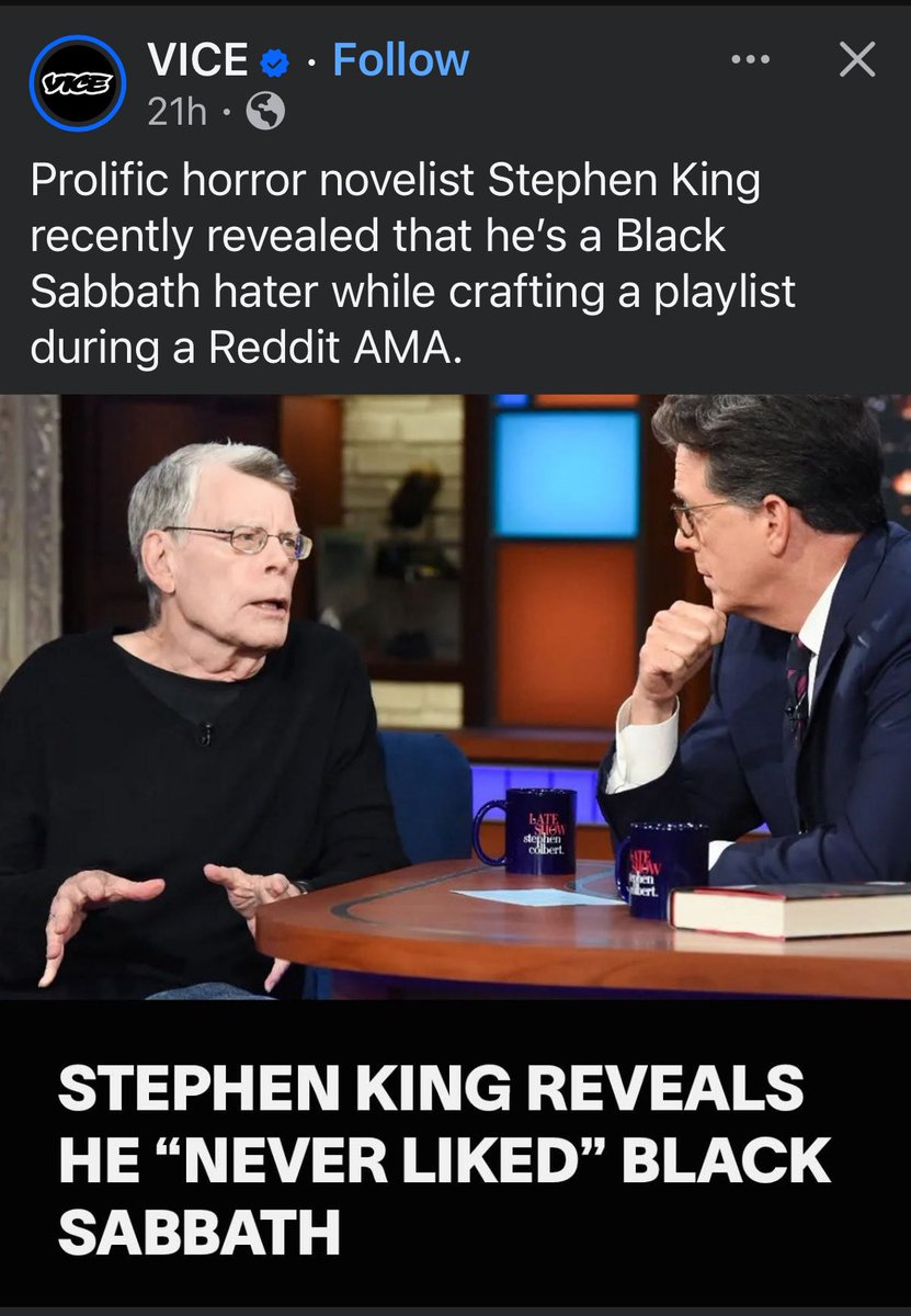 I would like to take this opportunity to reveal that I “never liked” Stephen King…