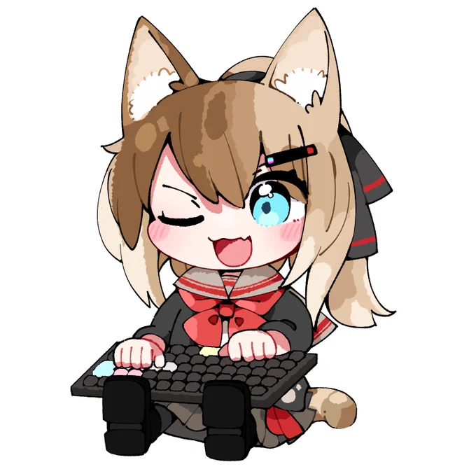 にゃんこぺちぺち もうちょっとだけ動く場所増やしたりしたい