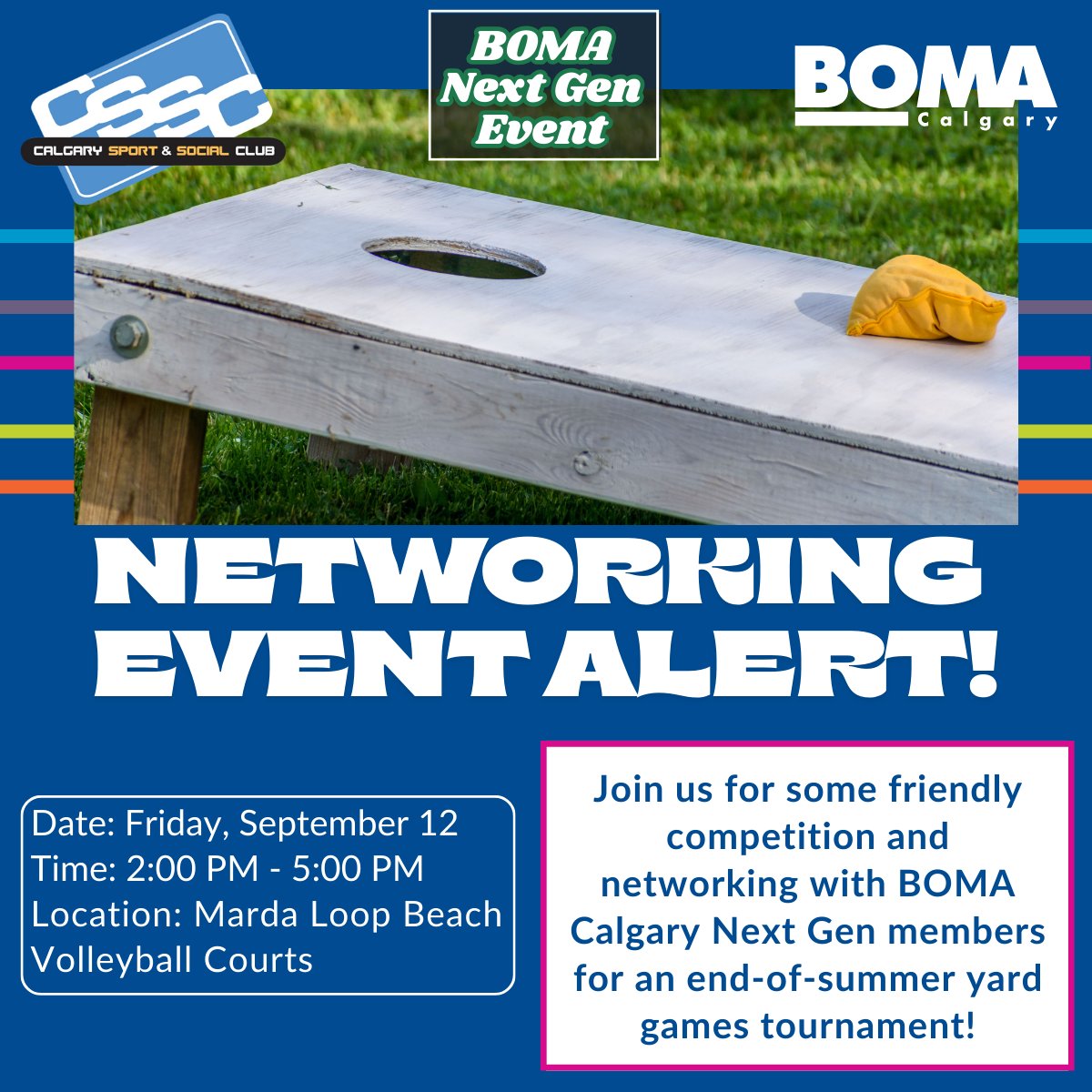 BOMACalgary's tweet image. Join us for an afternoon of networking and friendly competition! Open to BOMA members, non-members, and all ages. Register Here: members.boma.ca/events/EventDe…

#bomacalgary #bomaevent #networkingevent
