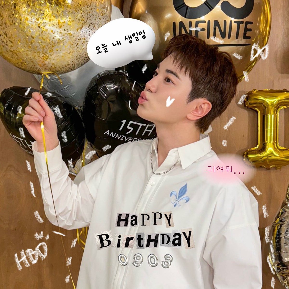 INFINITE ウヒョン チェキ Photo] INFINITE ウヒョン、「僕、写真うまいです～」 - 韓国