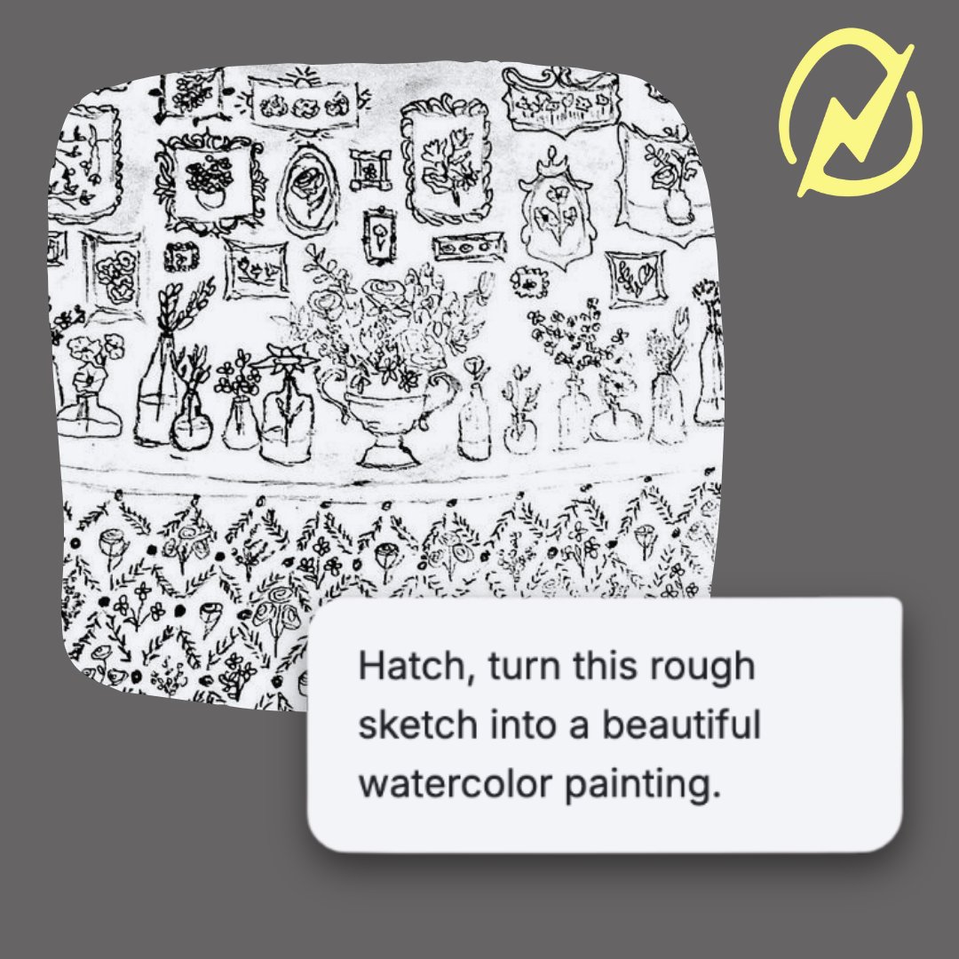 madewithhatch's tweet image. Turn a rough sketch into a realized artistic vision in seconds. 🎨

Hatch can breathe life into all of your imaginations - allowing you to think bigger, faster. 🫰

How will Hatch create your vision?
Find out at hubs.ly/Q03GzH4D0.

#digitalworkspace #startupgrind…