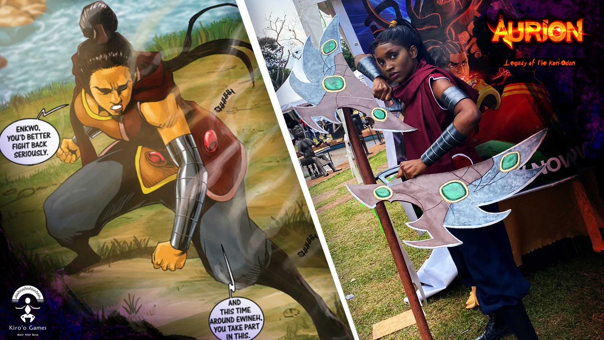 🔥 Meet Ju’u Nama, the Hummingbird of Bawanga.
She broke thousands of Bojaa shields ⚔️
Dive into Aurion, the African Fantasy RPG.
📖 Claim 3 FREE graphic novels 👉 
 join.aurionverse.com