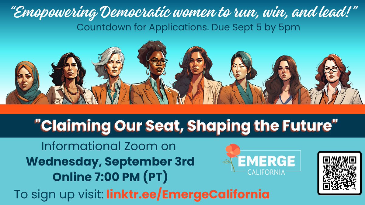 If you have final questions about our application process or program, join us on Wednesday, September 3rd!  secure.everyaction.com/GWtv45a9pkuX-8…

ECA is building the bench for a new generation of progressive leaders — women who are ready to step up, lead, and serve their communities.