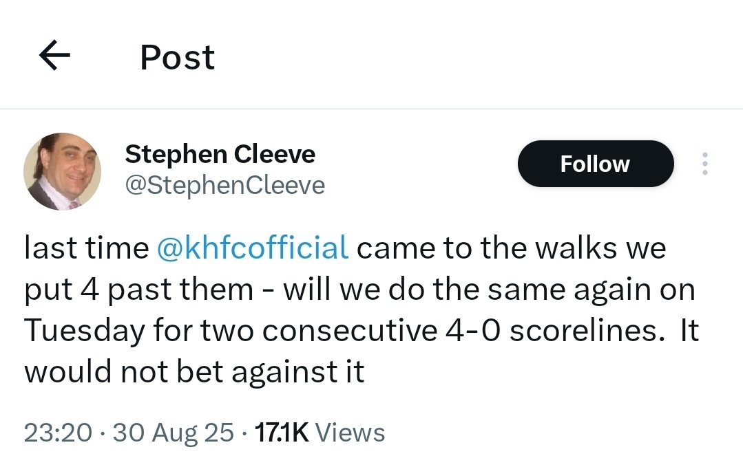 <a href="/officialKLtown/">King's Lynn Town FC</a> It's ok